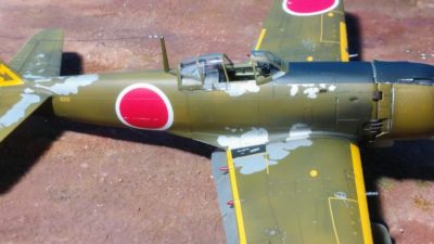 mockupﾊｾｶﾞﾜ1/32中島キ84四式戦闘機疾風
