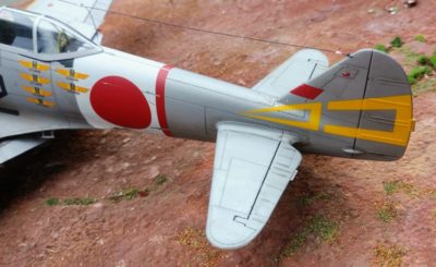 mockupﾊｾｶﾞﾜ1/32中島ｷ44二式単座戦闘機鍾馗Ⅱ型丙