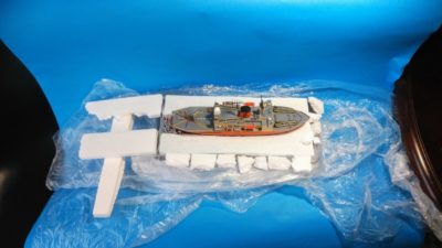 mockupﾆﾁﾓ1/450南極観測船しらせ
